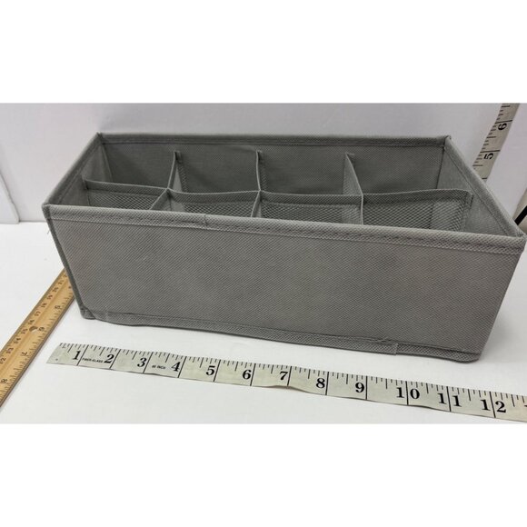 Set of 9 Cruisia Closet Drawer Organizers With Adjustable Compartments 81g - Picture 6 of 8